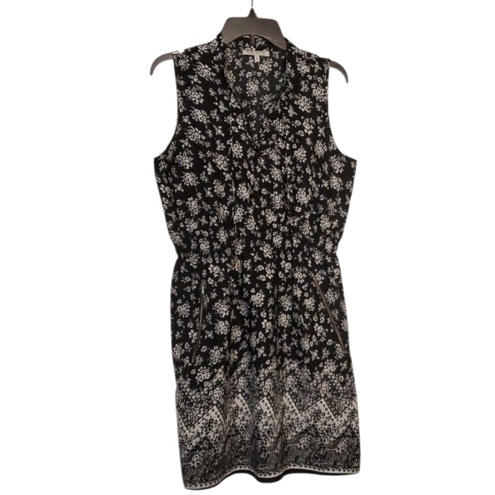Speed Control Black and White Sleeveless Lightweight Dress Size L - Picture 2 of 8